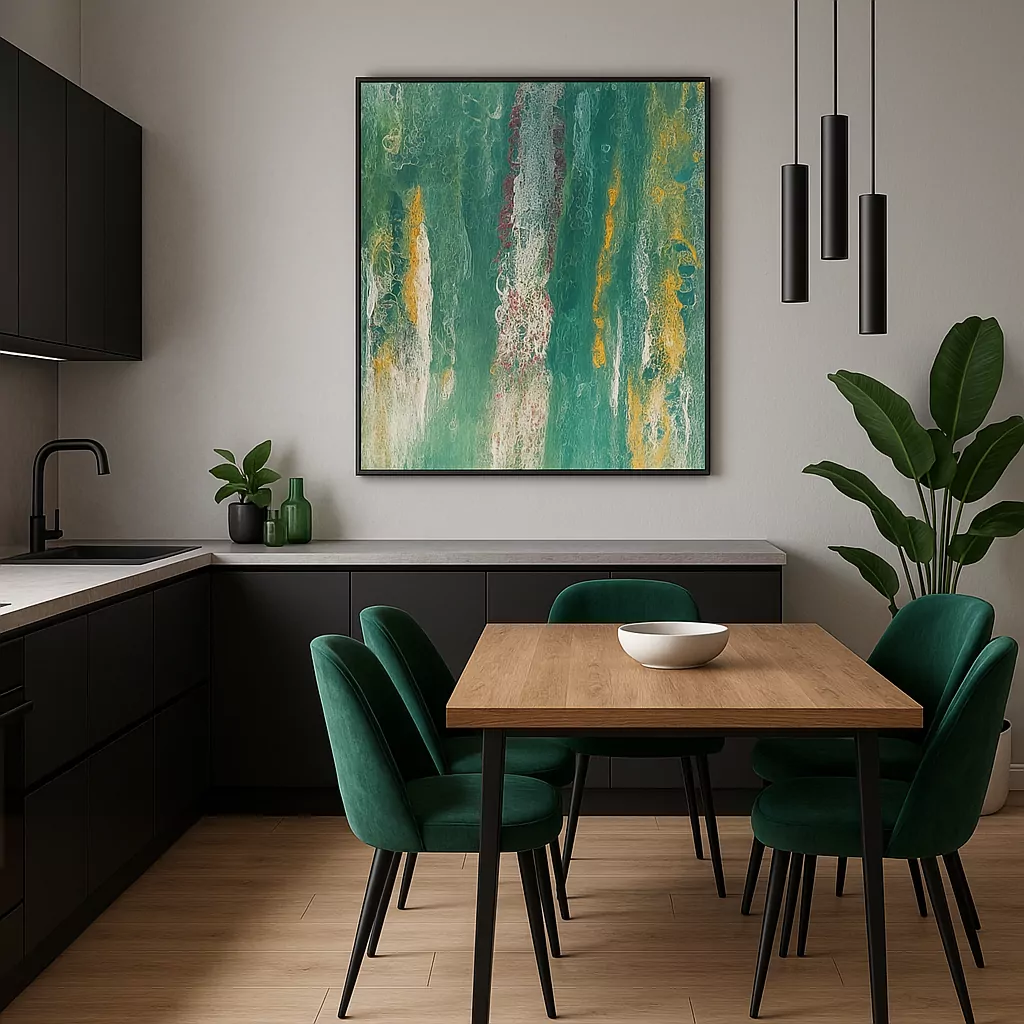 Obraz 50x50"Zielona Łąka" Sprzedany