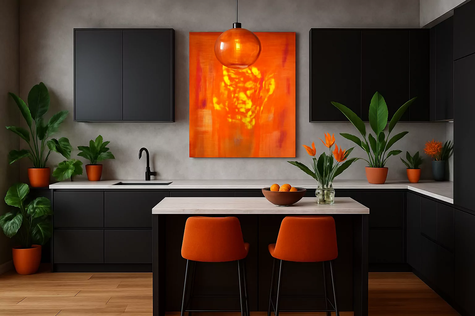 Obraz 70x120"Płomień I"