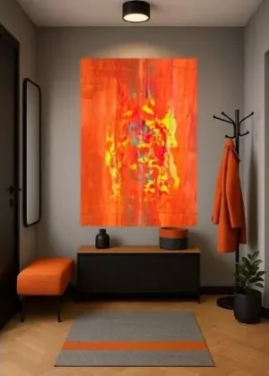 Obraz 70x120"Płomień"